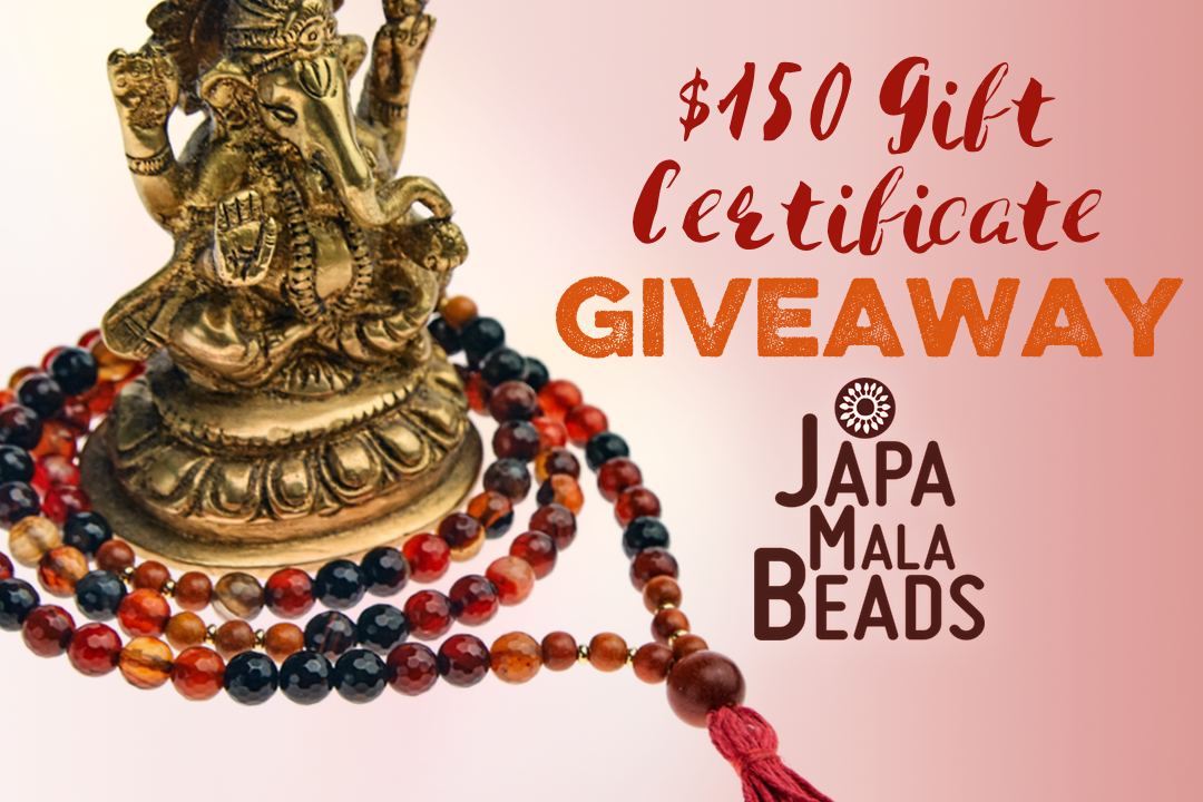 August Giveaway: Japa Mala Beads Japa Mala Beads giveaway contest