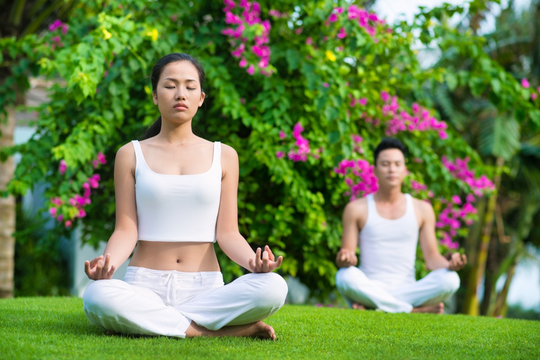 Practicing Meditation Poses