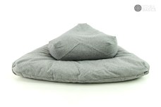 Slate Grey meditation cushion by ProjectFull