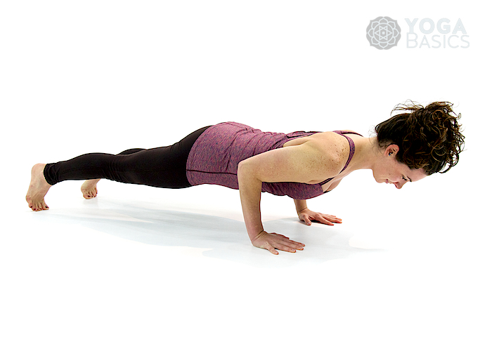 Four Limbed Staff Pose • Chaturanga