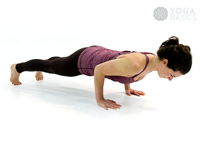 Four Limbed Staff Pose • Chaturanga